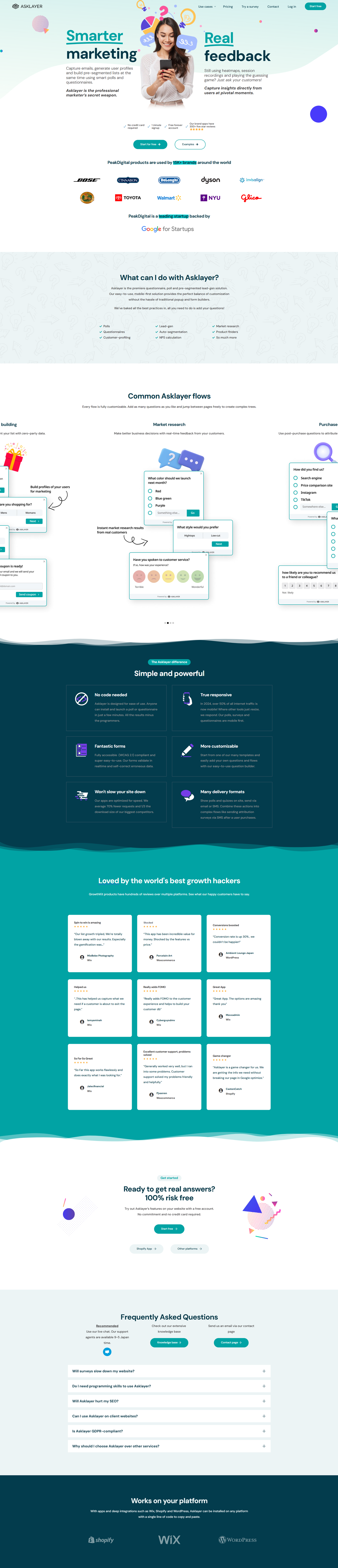 AskLayer website final design
